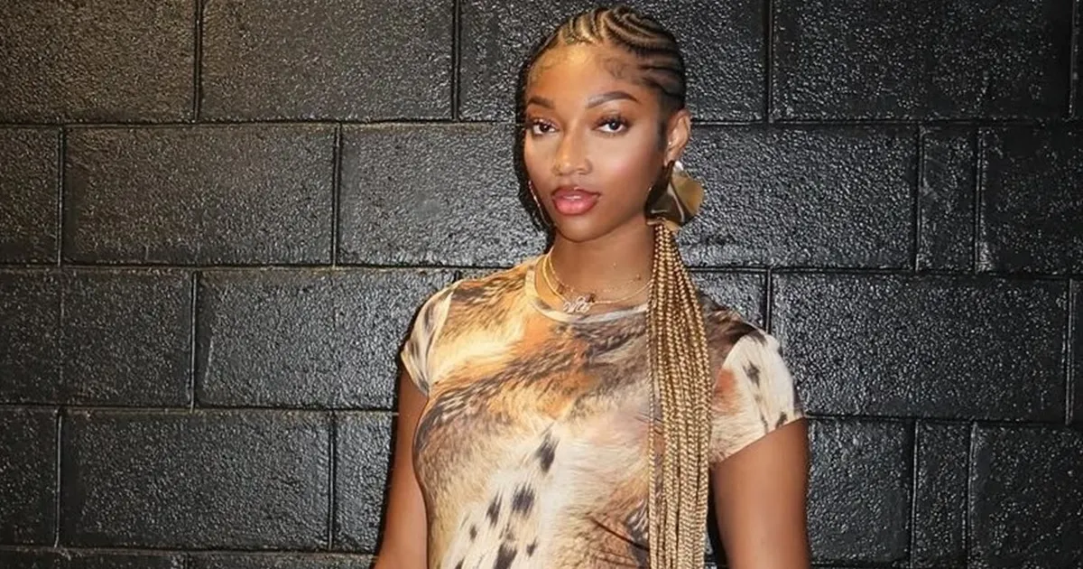 Angel Reese Delivers an Uplifting New Year Message While Rocking a Chic Mini-Skirt